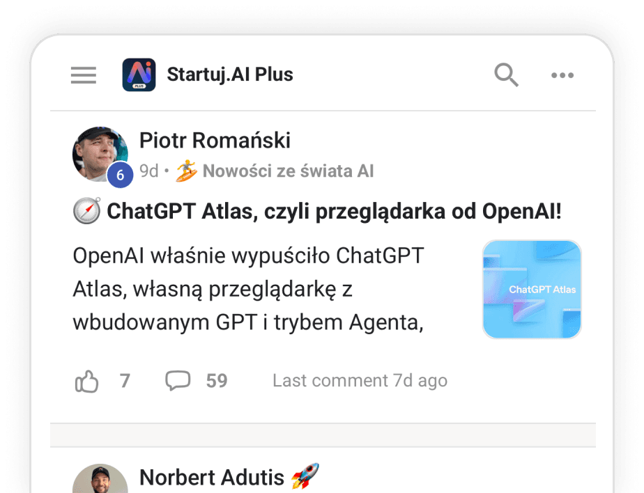 Zrzut ekranu z rozmowy mentorów i uczestników